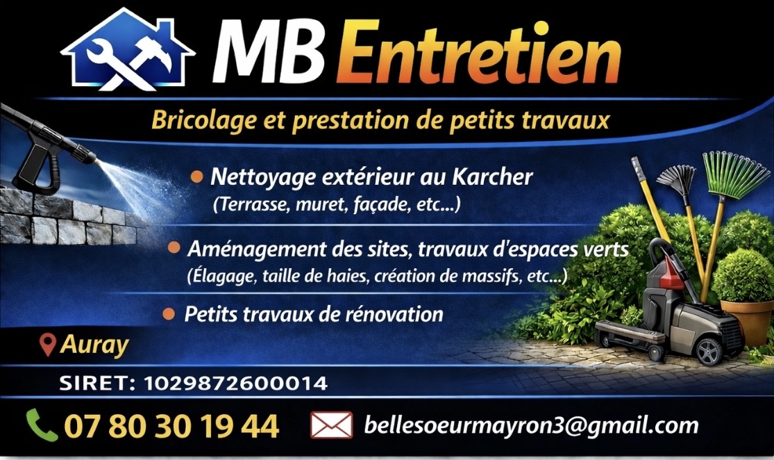 MB Entretien — nettoyage et entretien des espaces verts